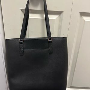 Michael Kors tote. Brand new. Black with two toned grey stripes.